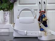 Colestore Louis Vuitton Capucines Mini White 21x 13.6 x 8 cm - 4