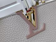 Colestore Louis Vuitton Capucines Mini White 17.3 x 9 x 27 cm - 6
