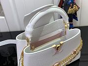 Colestore Louis Vuitton Capucines Mini White 17.3 x 9 x 27 cm - 3