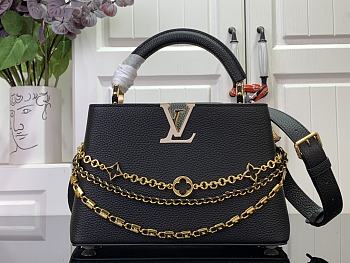 Colestore Louis Vuitton Capucines Mini Black 17.3 x 9 x 27 cm