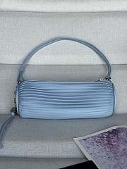 Colestore Loewe Bracelet Pouch in pleated nappa lambskin Blue 25 x 10 x 10 cm  - 1