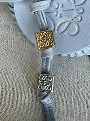 Colestore Loewe Bracelet Pouch in pleated nappa lambskin Blue 25 x 10 x 10 cm  - 4