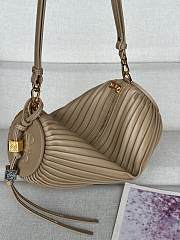 Colestore Loewe Bracelet Pouch in pleated nappa lambskin Beige 25 x 10 x 10 cm  - 6