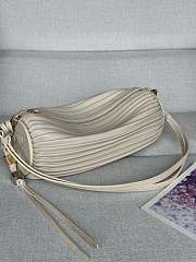 Colestore Loewe Bracelet Pouch in pleated nappa lambskin Light Beige 25 x 10 x 10 cm  - 2