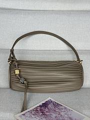 Colestore Loewe Bracelet Pouch in pleated nappa lambskin Grey 25 x 10 x 10 cm - 1