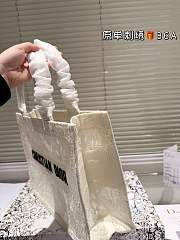 Colestore Dior Book Tote Latte Dior Cabinet de la Mer Embroidery 36 cm - 6