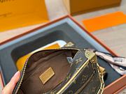 Colestore Combo Louis Vuitton Mini Soft Trunk Monogram Macassar 18 12 cm x Card Holder 10 8 cm x Lipstick bag 5 9 x Silk scarf - 6