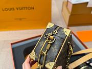 Colestore Combo Louis Vuitton Mini Soft Trunk Monogram Macassar 18 12 cm x Card Holder 10 8 cm x Lipstick bag 5 9 x Silk scarf - 5