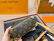 Colestore Combo Louis Vuitton Mini Soft Trunk Monogram Macassar 18 12 cm x Card Holder 10 8 cm x Lipstick bag 5 9 x Silk scarf - 3