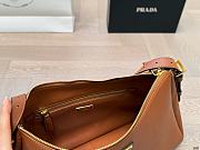 Colestore Prada Aimée Medium Leather Shoulder Bag Women Brown 39 x 21 cm - 2