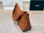 Colestore Prada Aimée Medium Leather Shoulder Bag Women Brown 39 x 21 cm - 3