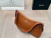 Colestore Prada Aimée Medium Leather Shoulder Bag Women Brown 39 x 21 cm - 6