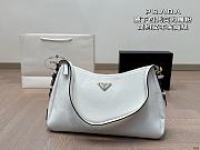 Colestore Prada Aimée Medium Leather Shoulder Bag Women White 39 x 21 cm - 1
