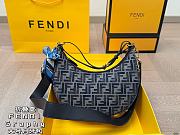 Colestore Fendi Small Fendigraphy Jacquard FF Sshoulder Bag 28 x 16 cm - 1
