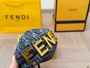 Colestore Fendi Fendigraphy Small Dark blue FF chenille bag 19 x 12 cm - 5
