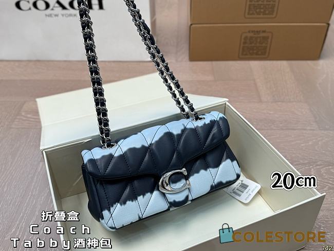 Colestore Coach Tabby 20 Quilted Shoulder Bag With Tie Dye 20 x 10 cm - 1