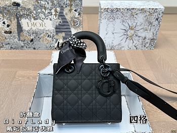 Colestore Lady Dior Full Black 17 x 15 cm 