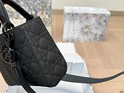 Colestore Lady Dior Full Black 17 x 15 cm  - 5