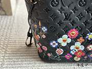 Colestore Louis Vuitton x Takashi Murakami Neverfull Black New Bag 25SS 32 x 29 x 17 cm  - 4