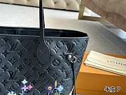 Colestore Louis Vuitton x Takashi Murakami Neverfull Black New Bag 25SS 32 x 29 x 17 cm  - 2