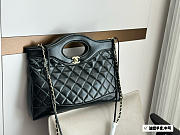 Colestore Chanel 31 Large Shopping Bag Black 36 x 30 cm - 1