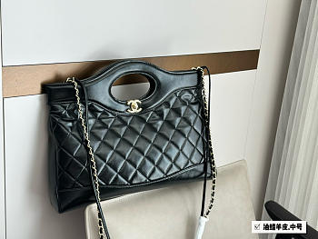 Colestore Chanel 31 Large Shopping Bag Black 36 x 30 cm