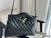 Colestore Chanel 31 Large Shopping Bag Black 36 x 30 cm - 3