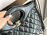 Colestore Chanel 31 Large Shopping Bag Black 36 x 30 cm - 2