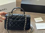 Colestore Chanel Mii Handle Bag Black 20 x 12 cm - 3