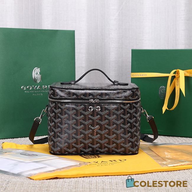 Colestore Goyard Muse Vanity Case Black 16 cm x 14 cm x 20 cm - 1