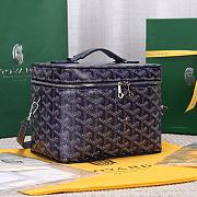 Colestore Goyard Muse Vanity Case Navy Blue 16 cm x 14 cm x 20 cm - 2