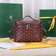 Colestore Goyard Muse Vanity Case Burgungy 16 cm x 14 cm x 20 cm - 1