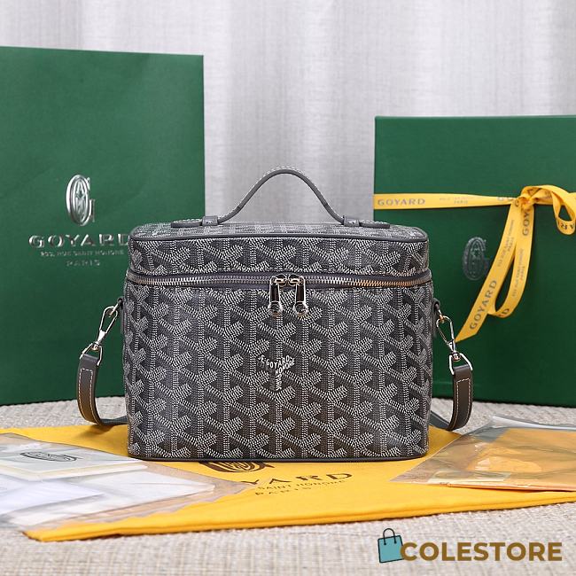 Colestore Goyard Muse Vanity Case Grey 16 cm x 14 cm x 20 cm - 1