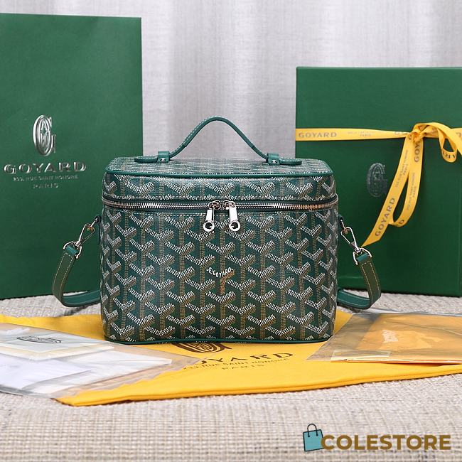 Colestore Goyard Muse Vanity Case Green 16 cm x 14 cm x 20 cm - 1