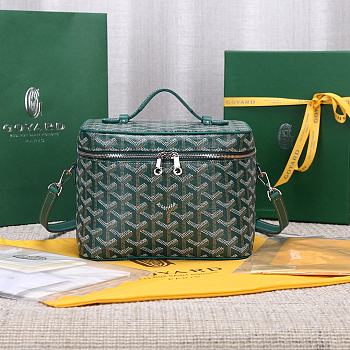Colestore Goyard Muse Vanity Case Green 16 cm x 14 cm x 20 cm