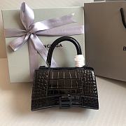 Colestore Balenciaga Hour Glass Crocodile Black With Black Hardware 19cmx8x13cm - 1
