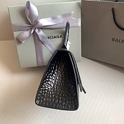 Colestore Balenciaga Hour Glass Crocodile Black With Black Hardware 23 x 10 x 14 cm - 5
