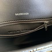Colestore Balenciaga Hour Glass Crocodile Black With Black Hardware 23 x 10 x 14 cm - 2
