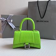 Colestore Balenciaga Hour Glass Crocodile Green Neon 19cmx8x13cm - 1