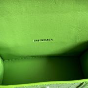 Colestore Balenciaga Hour Glass Crocodile Green Neon 19cmx8x13cm - 2