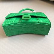 Colestore Balenciaga Hour Glass Crocodile Green 19cmx8x13cm - 5
