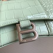 Colestore Balenciaga Hour Glass Crocodile Ivory 19cmx8x13cm - 6