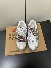 Colestore New Balance X Miu Miu 530 SL leather sneakers Silver - 1