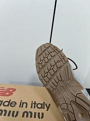 Colestore New Balance X Miu Miu 530 SL leather sneakers Silver - 5