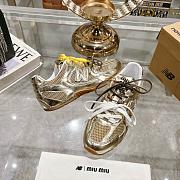 Colestore New Balance X Miu Miu 530 SL leather sneakers Gold - 6