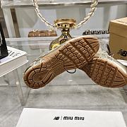 Colestore New Balance X Miu Miu 530 SL leather sneakers Gold - 4