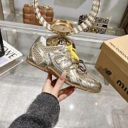 Colestore New Balance X Miu Miu 530 SL leather sneakers Gold - 3