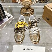 Colestore New Balance X Miu Miu 530 SL leather sneakers Gold - 2