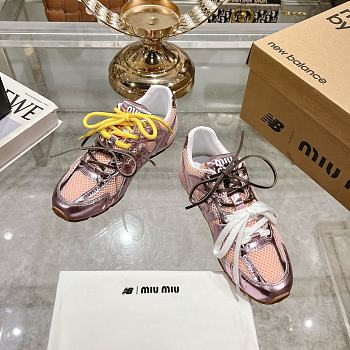 Colestore New Balance X Miu Miu 530 SL leather sneakers Shinning Pink 