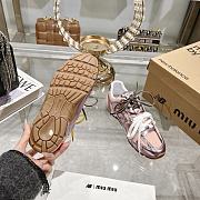 Colestore New Balance X Miu Miu 530 SL leather sneakers Shinning Pink  - 4